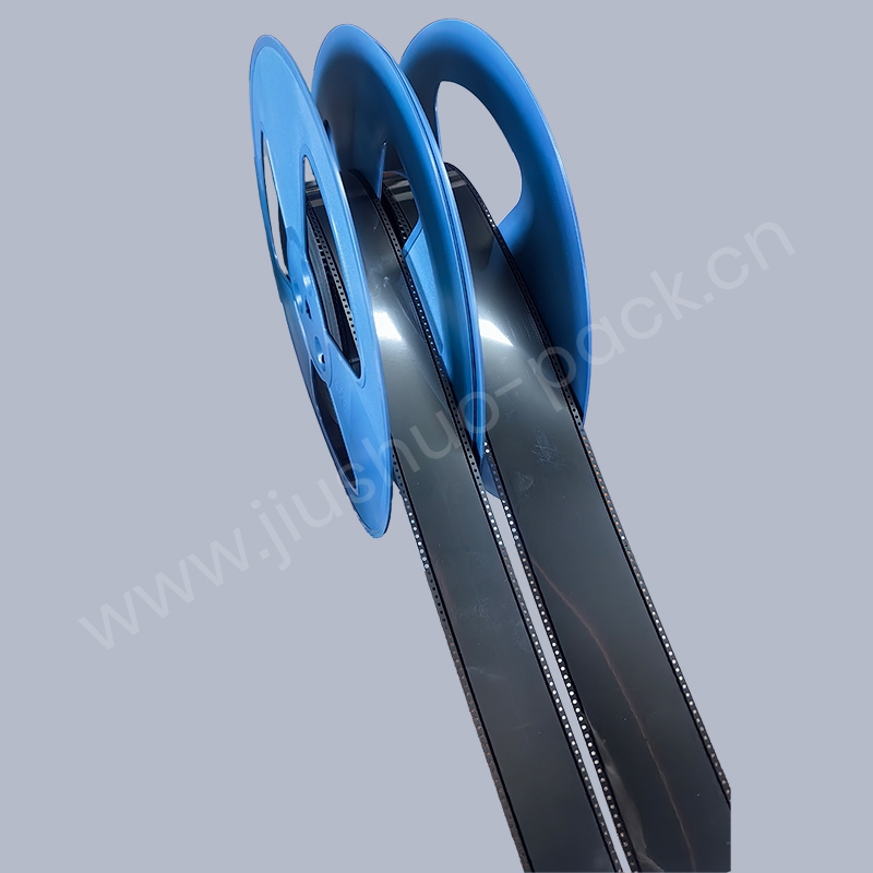 Flat perforated carrier tape